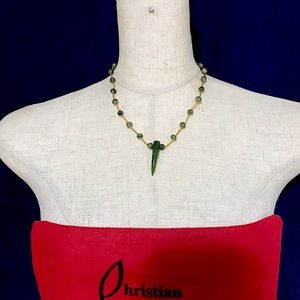 🖤JADE💕pendant vintage necklace